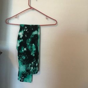 👽💚Green Galaxy Leggings 👽💚